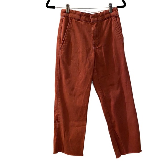 Reformation Work Pant in Rust Sz 26 - Picture 2 of 11